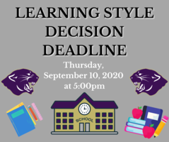 Learning Style Decision Deadline
