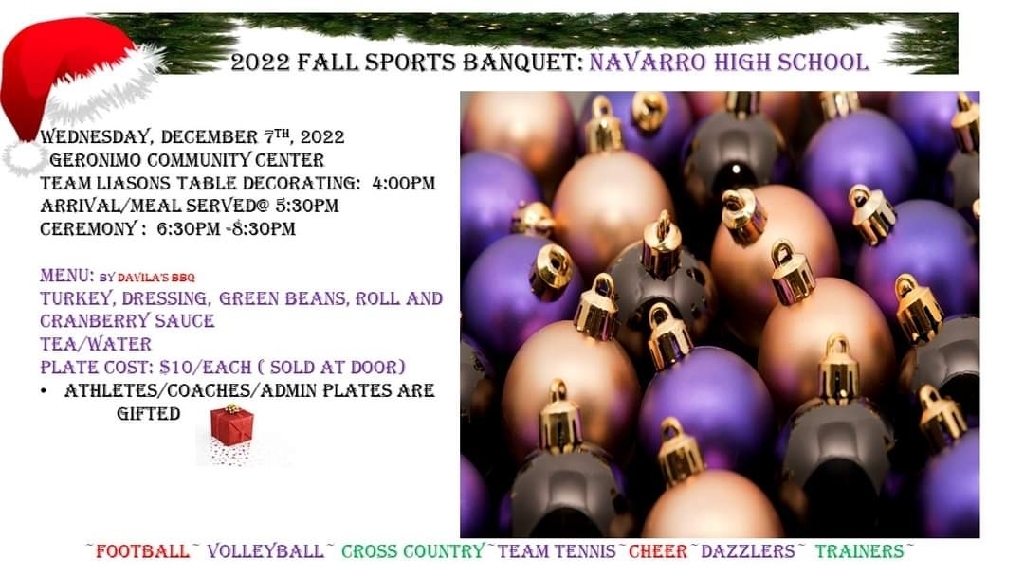 2022 Fall Athletic Sports Banquet